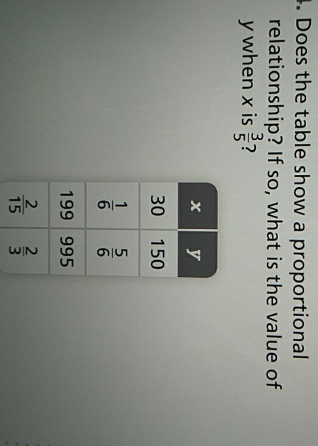 need help asap, and ty!! <3 Does the table show a