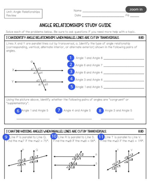 Please solve all and if possible show steps.