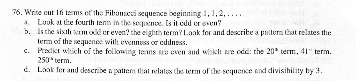 help needed. 76. Write out 16 terms of the
