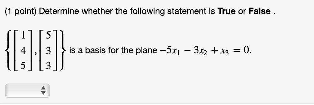 Determine if a set of vectors is a basis for the