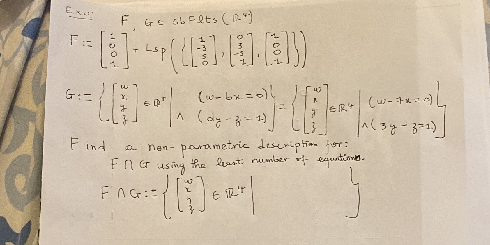 ExO' F GE SOFIts ( 12 4 ) F : = 1 | + LSp (