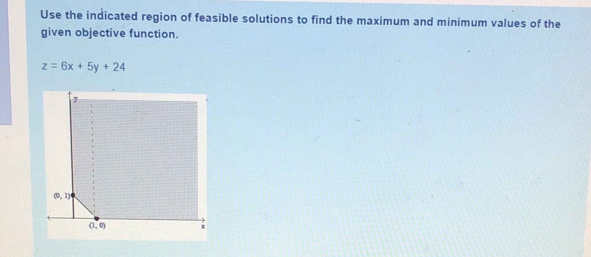 Solve the system of inequalities Use the