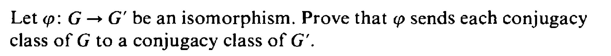 this is in the chapter "Conjugacy" please help me