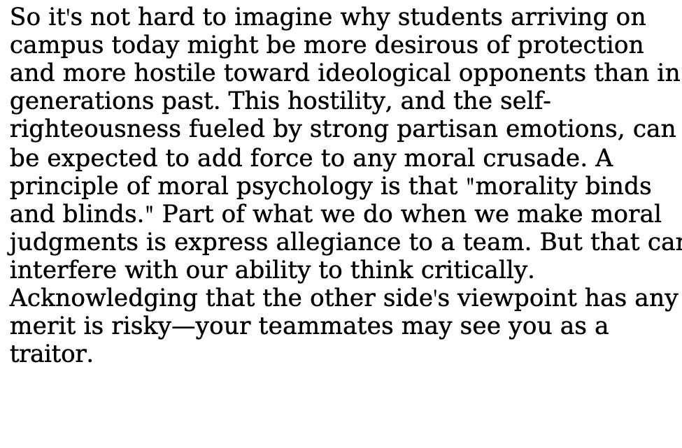 So it's not hard to imagine why students