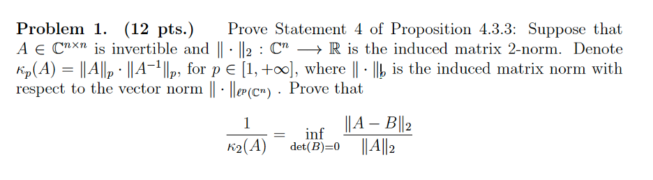 Problem 1. (12 pts.) Prove Statement 4 of