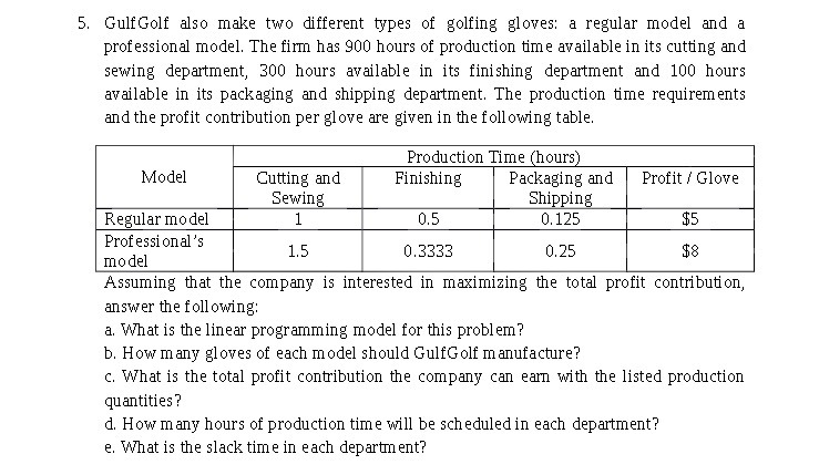 5. GulfGolf also make two different types of