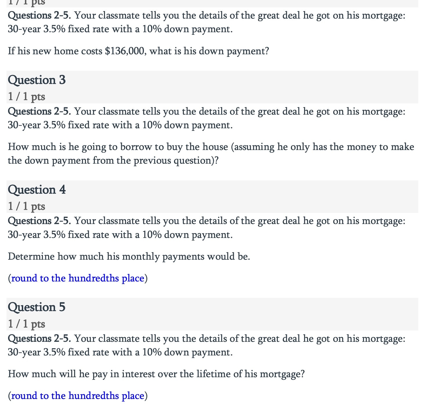 J. I J. PLS Qlestions 2-5. Your classmate tells