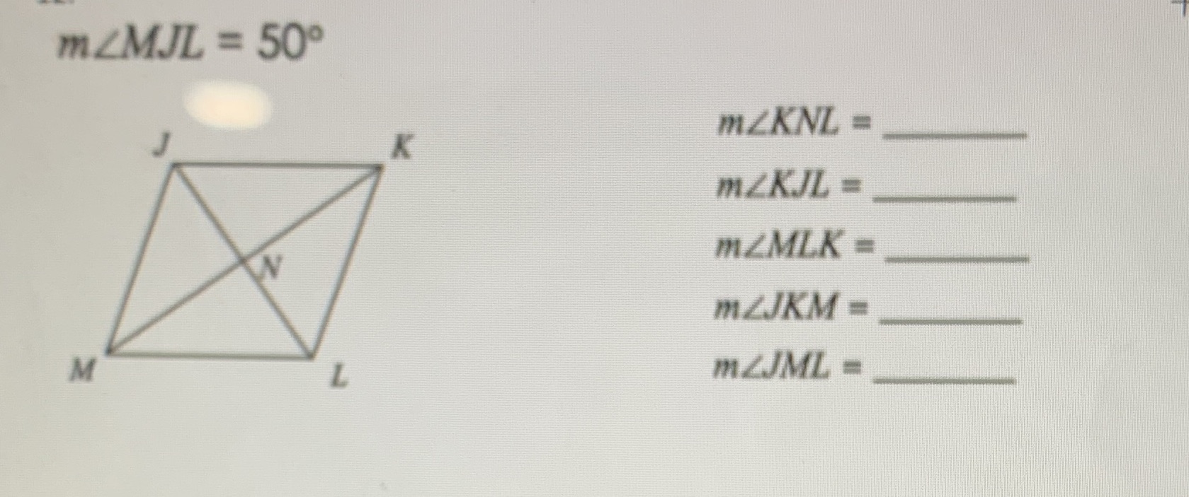 please list everyone of the angles and make them