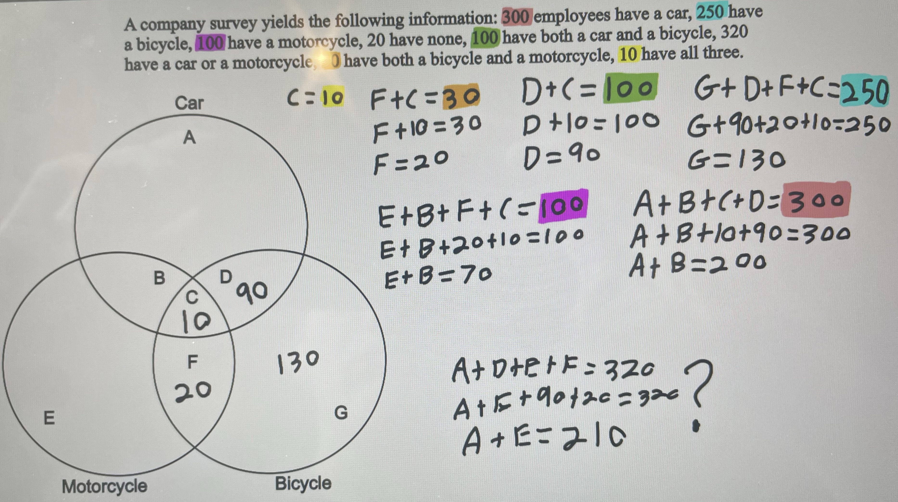 I need help finding B A company survey yields the