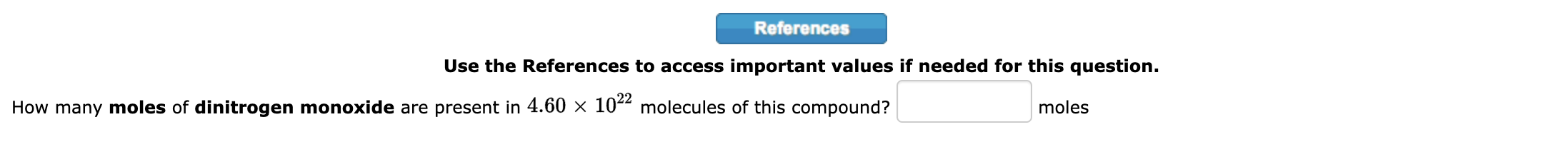 1. Use the References to access important values