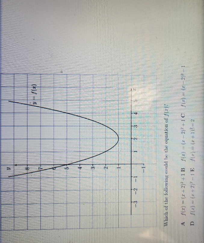 no extra detail Which of the following could be