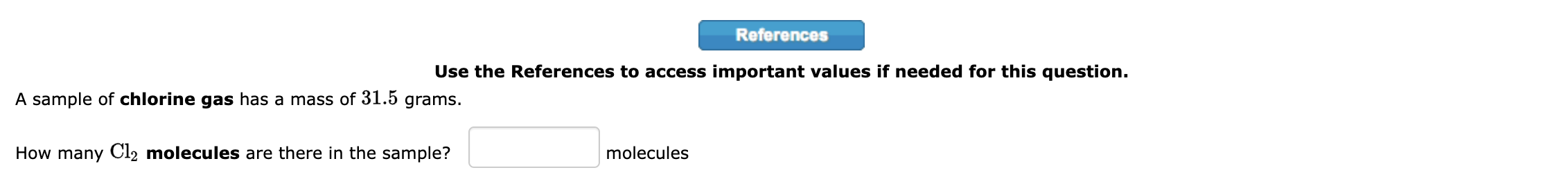 1. Use the References to access important values