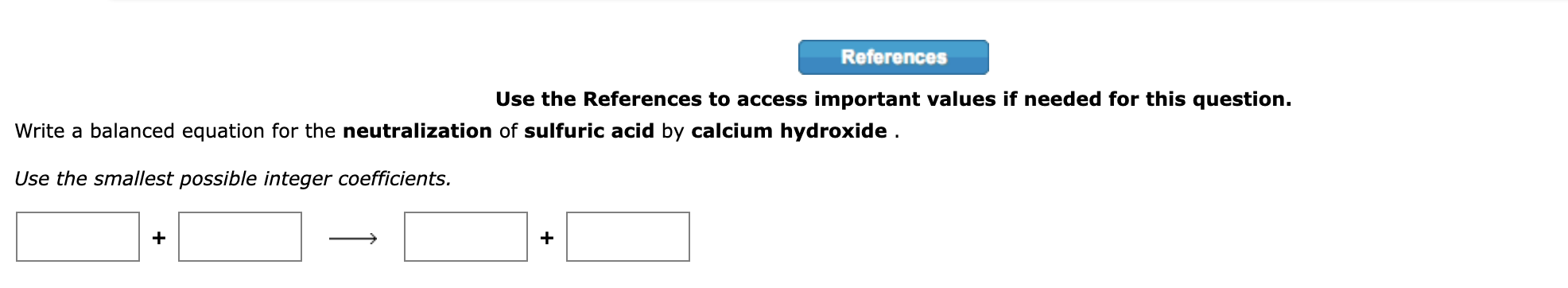 1. Use the References to access important values
