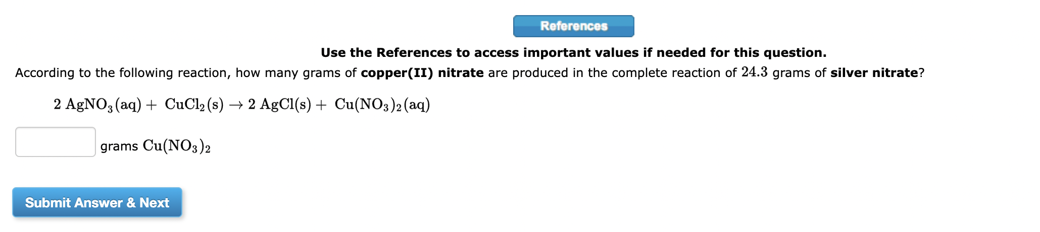 1. Use the References to access important values