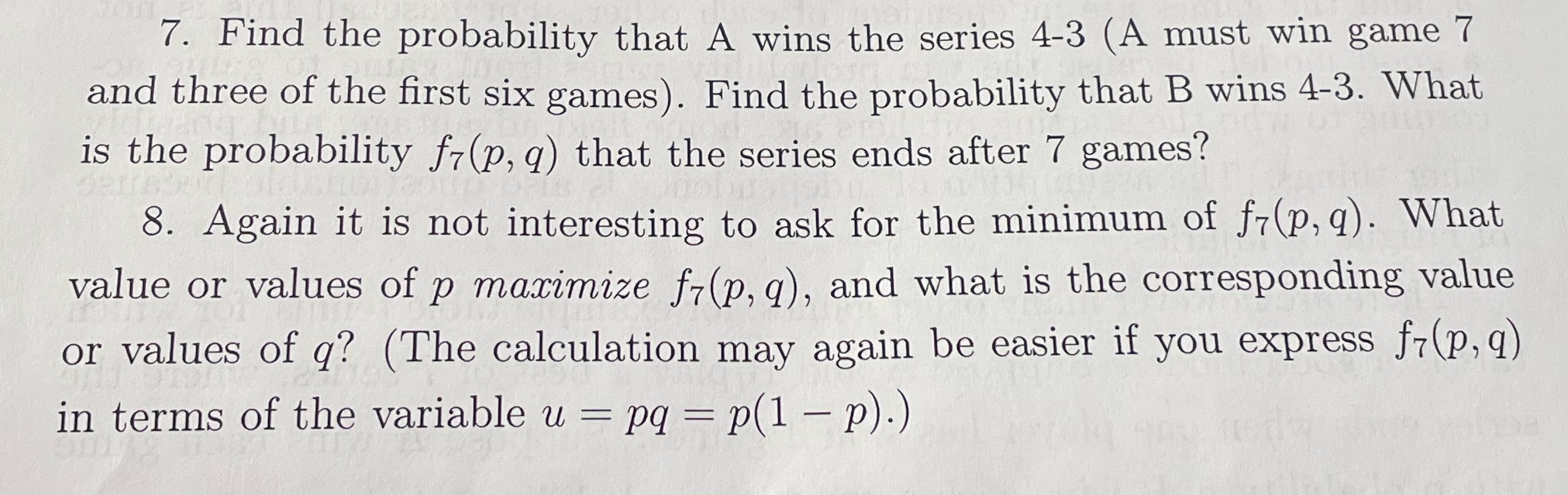 The World Series recently concluded. One could