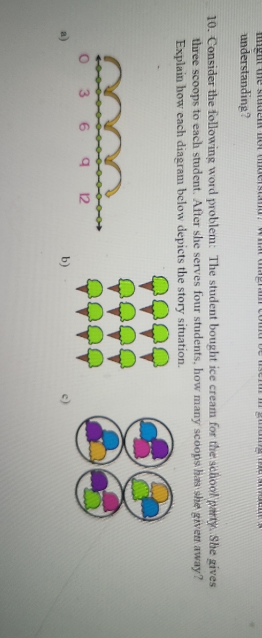 understanding? 10. Consider the following word