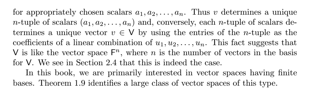 Theorem 1.8. Let V be a vector space and u1, U2,
