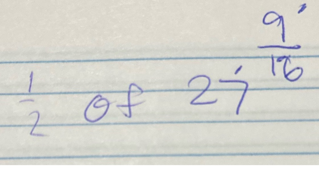 The answer is 13 25/32. If you can explain it to