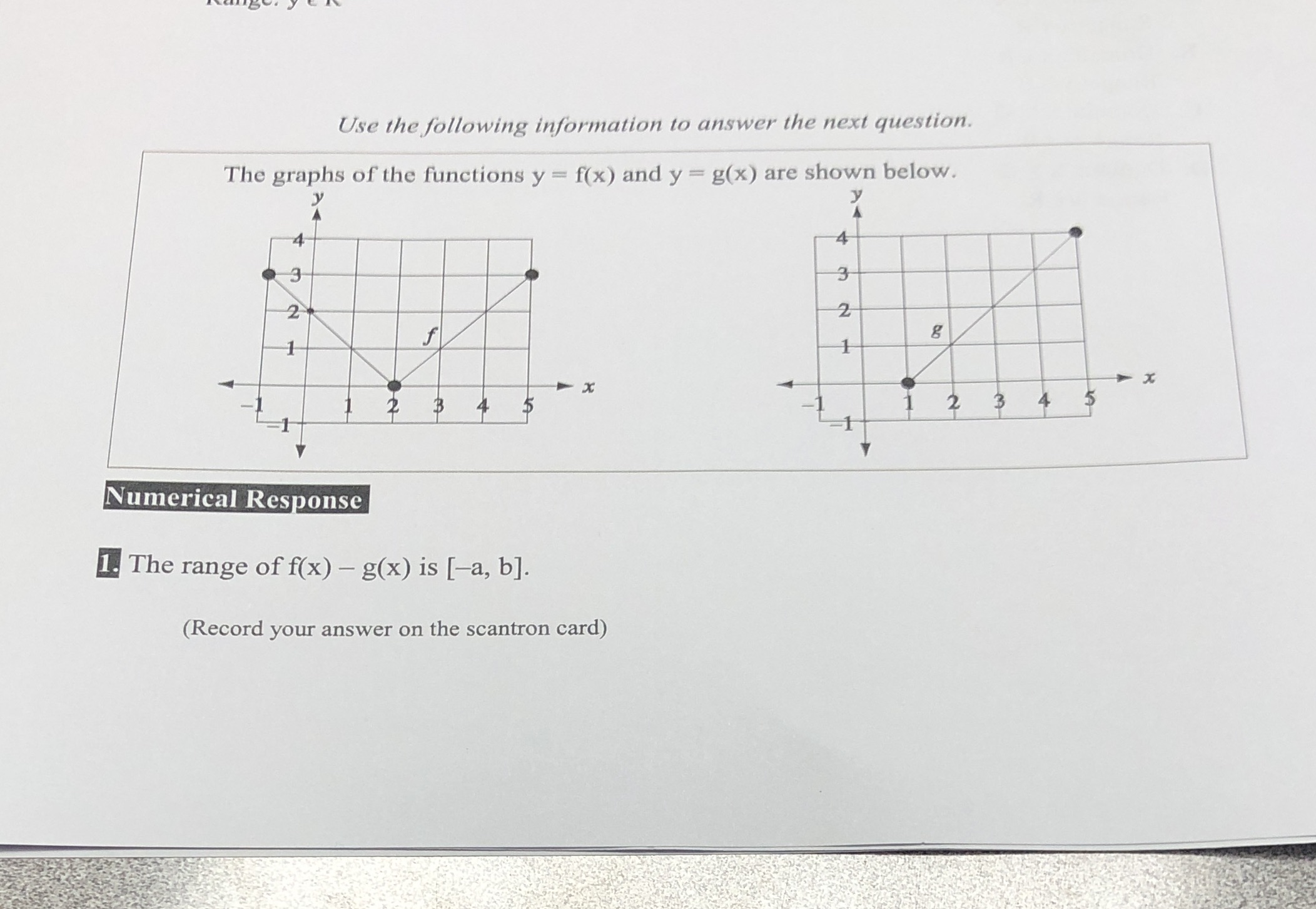 Use the following information to answer the next