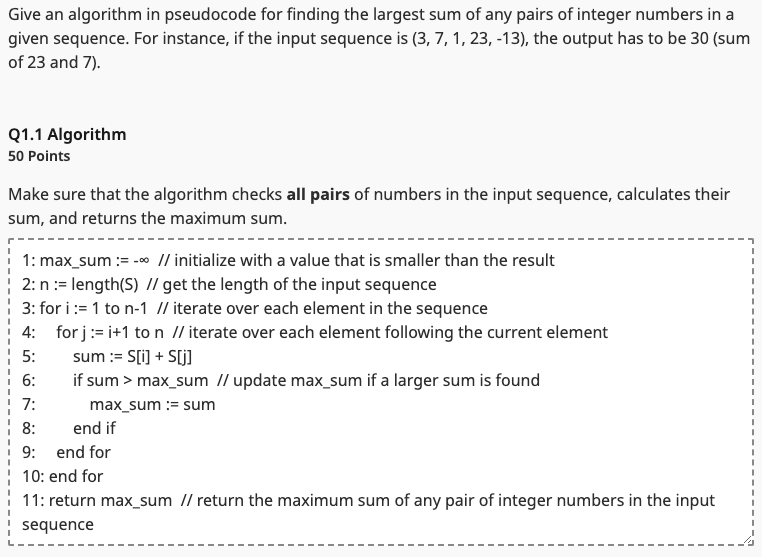 Analyze the worst-case time complexity of the two
