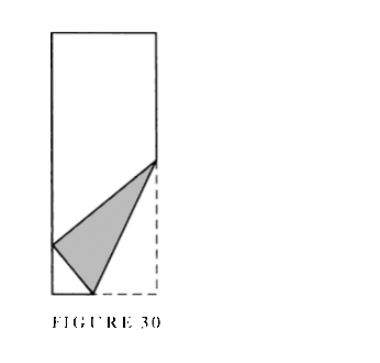 The lower right-hand corner of a page is folded