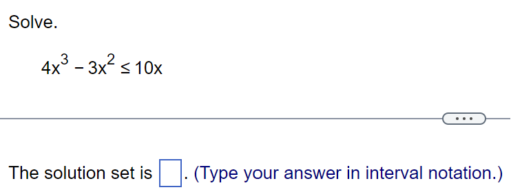 Solve the polynomial inequality symbolically.