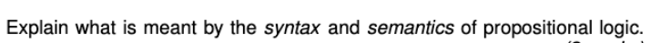 \f\fExplain what is meant by the syntax and