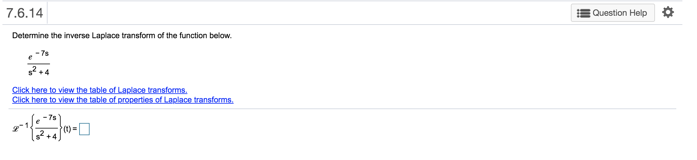 solve this question 7.6.14 Question Help