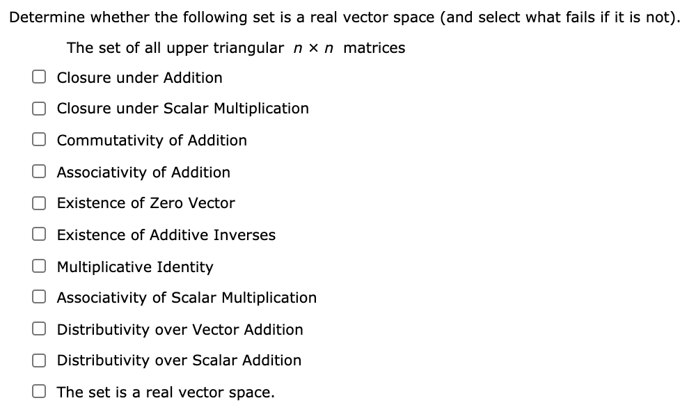 Solve the problem... Determine whether the