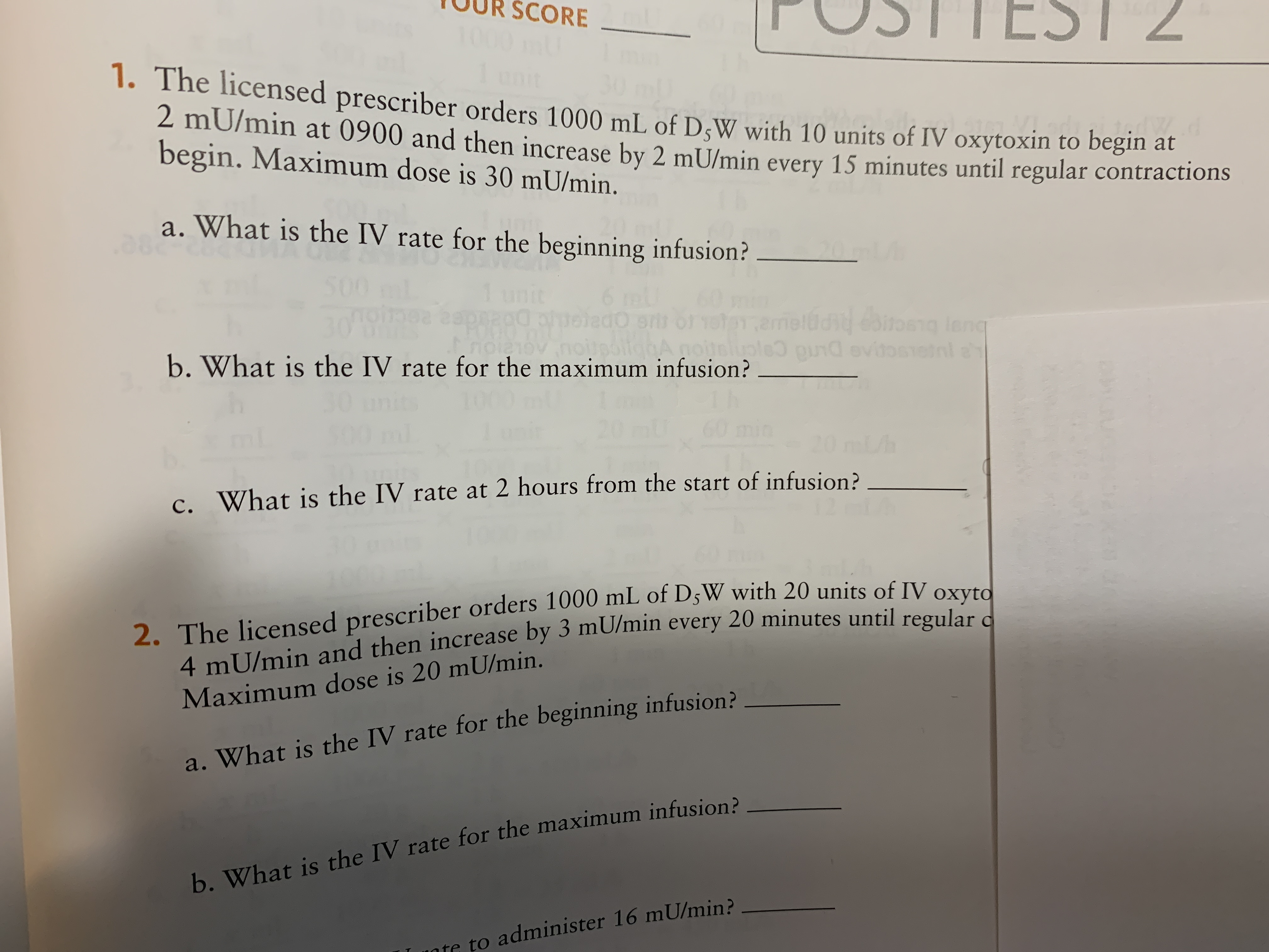 R SCORE USTIESIZ 1. The licensed prescriber