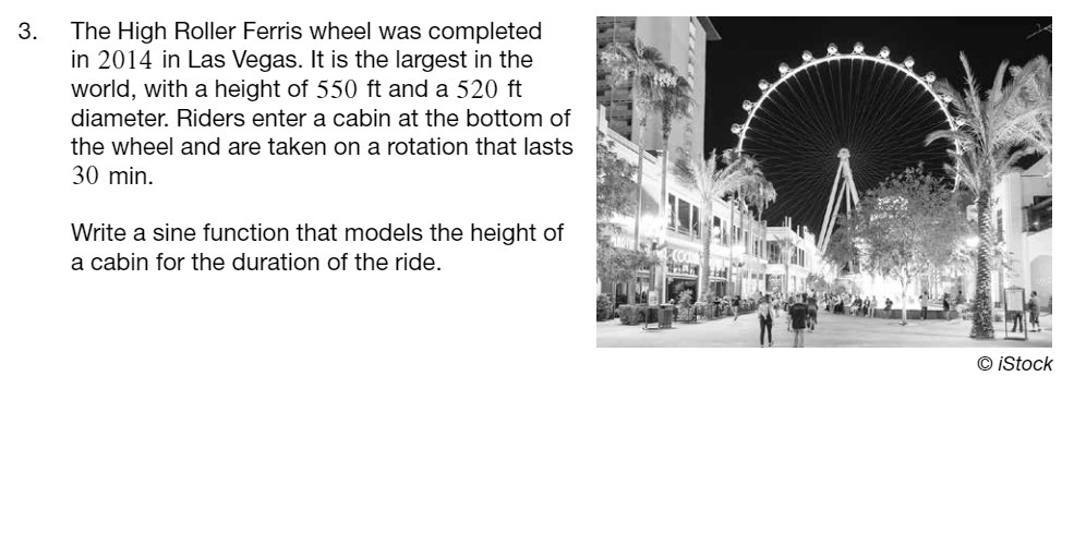 The High Roller Ferris wheel was completed in