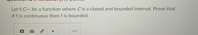 Let f:C- be a function where C is a closed and