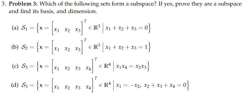 (e) For a given symmetric matrix A e RMXM, and A