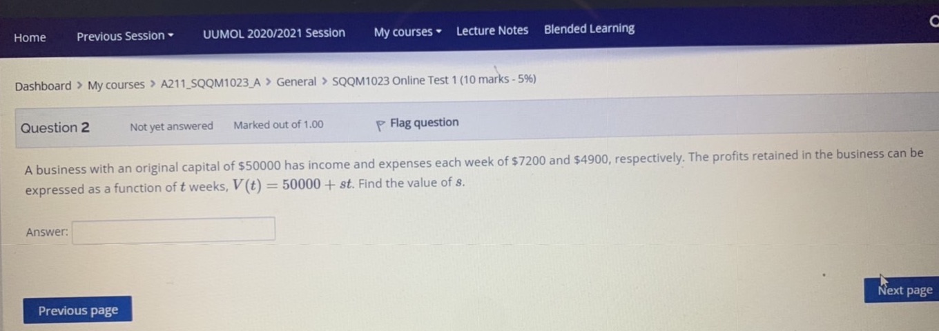 Home Previous Session . UUMOL 2020/2021 Session