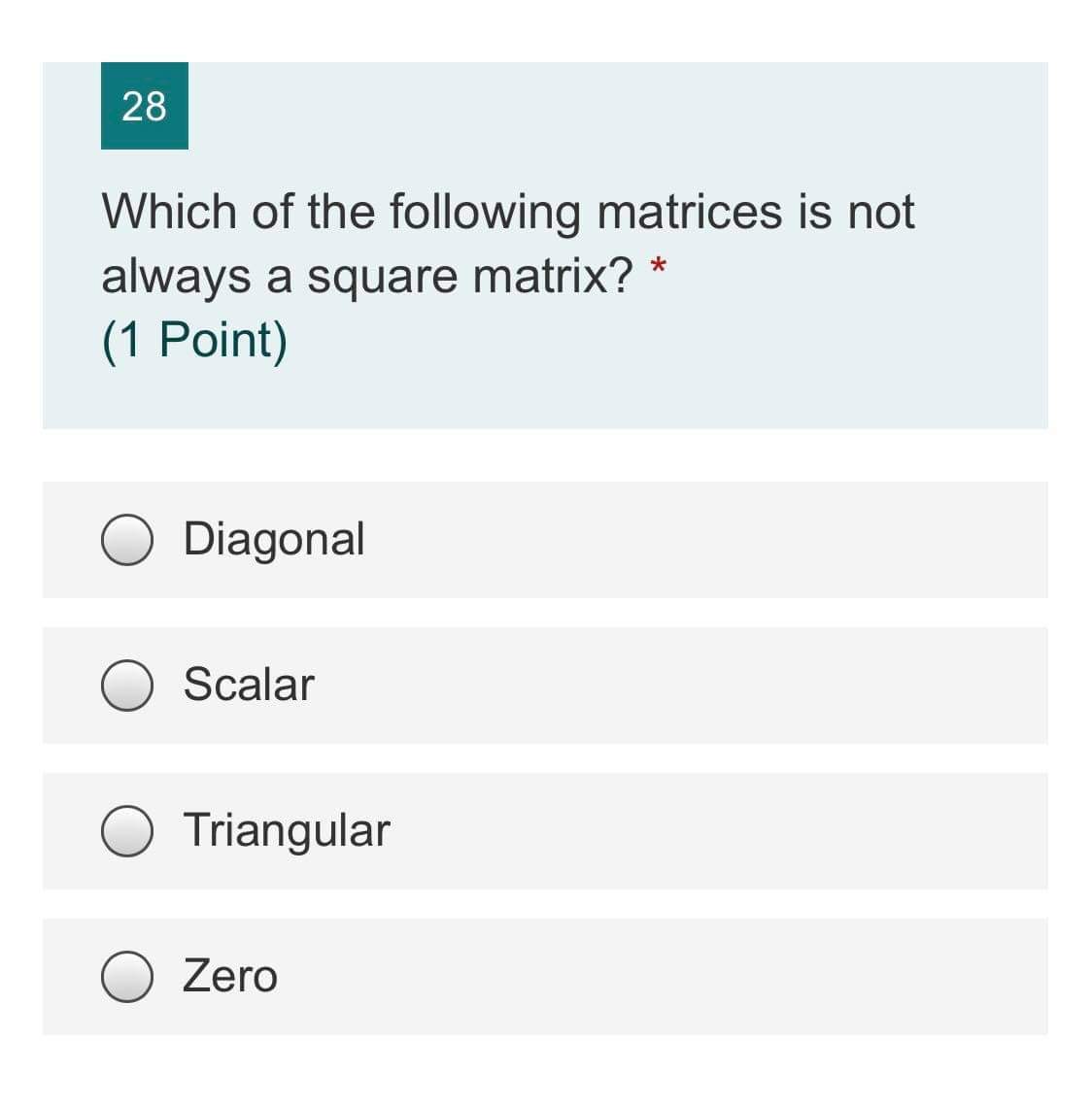 This is only Multiple choice . PROVIDE necessary
