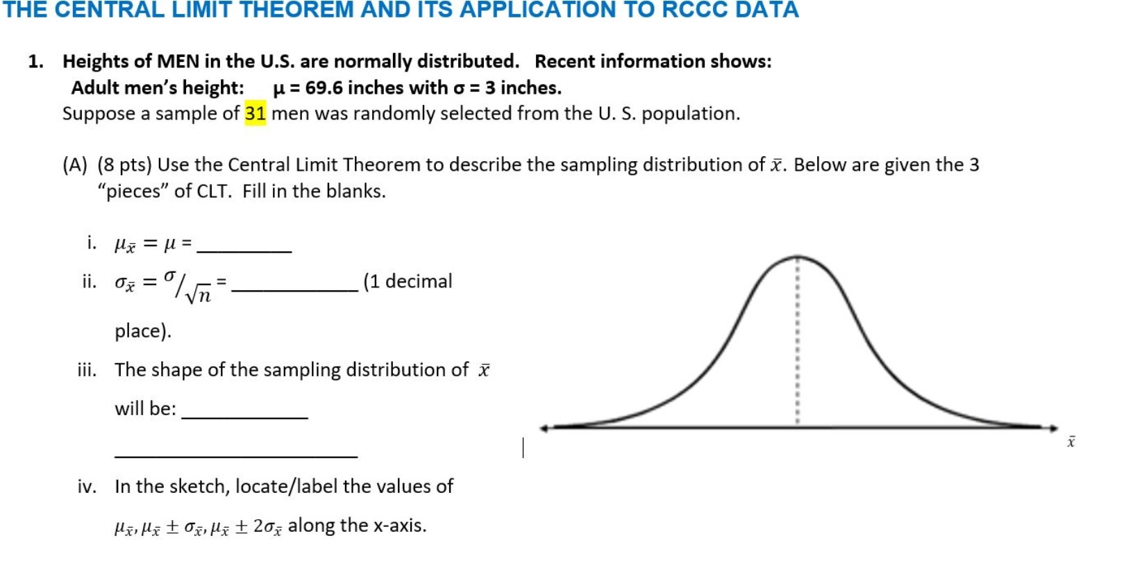 THE CENTRAL LIMIT THEOREM AND ITS APPLICATION TO