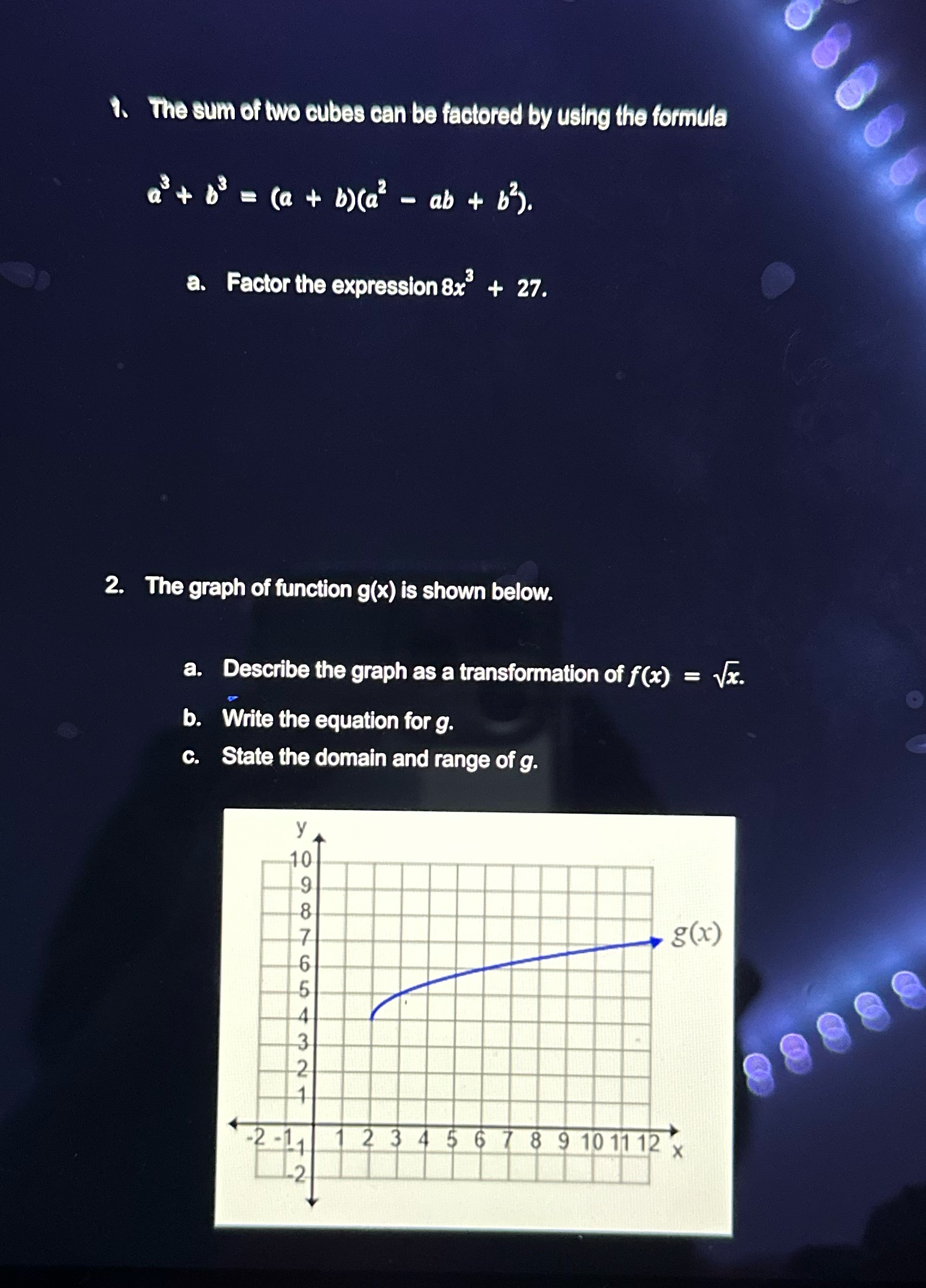 t. The sum of Mo cubes can be factored by using