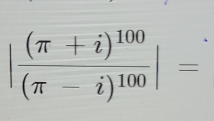calculate the following complex number? \f