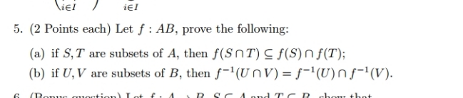 discrete math: kindly solve both parts correctly