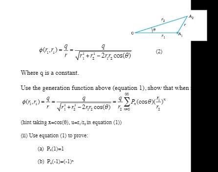 A r ri+ri -2rx, cos(8) (2) Where q is a constant.