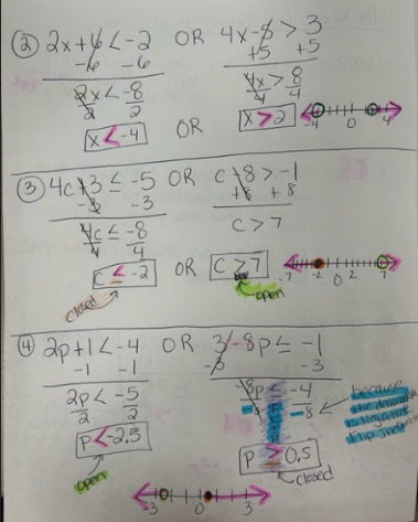 show work like this on paper \f\f2 x +4 3 -Re - 4