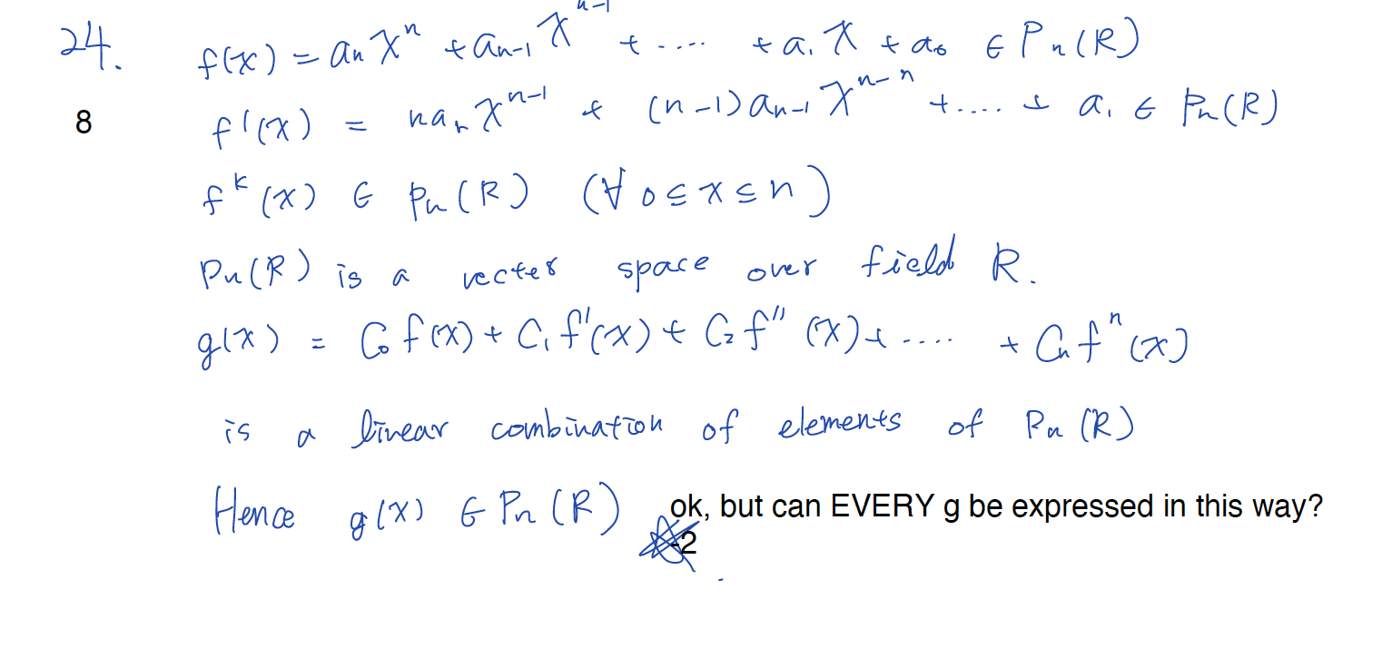 tie f ( x ) = an X" + an- 1 . .. n 8 fl( x ) =