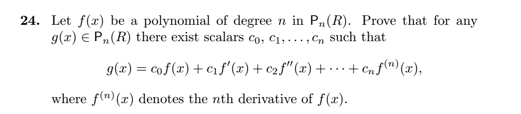 tie f ( x ) = an X" + an- 1 . .. n 8 fl( x ) =