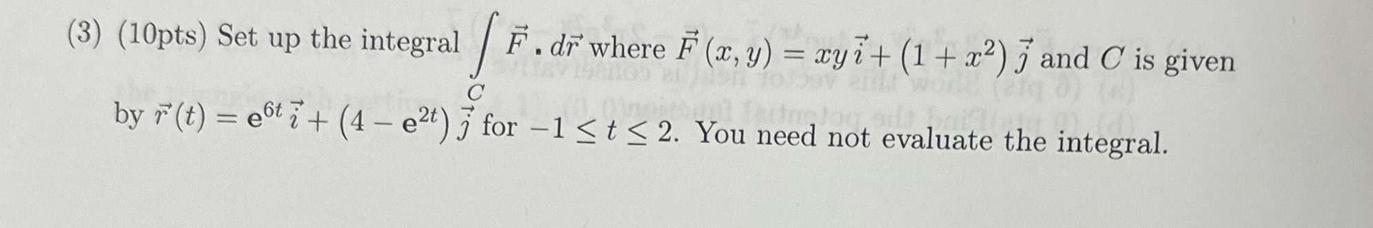 3. Please not typed or AI answers. (3) (10pts)