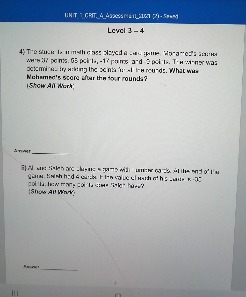 need answers UNIT_1_CRIT. A_Assessment_2021 (2) -