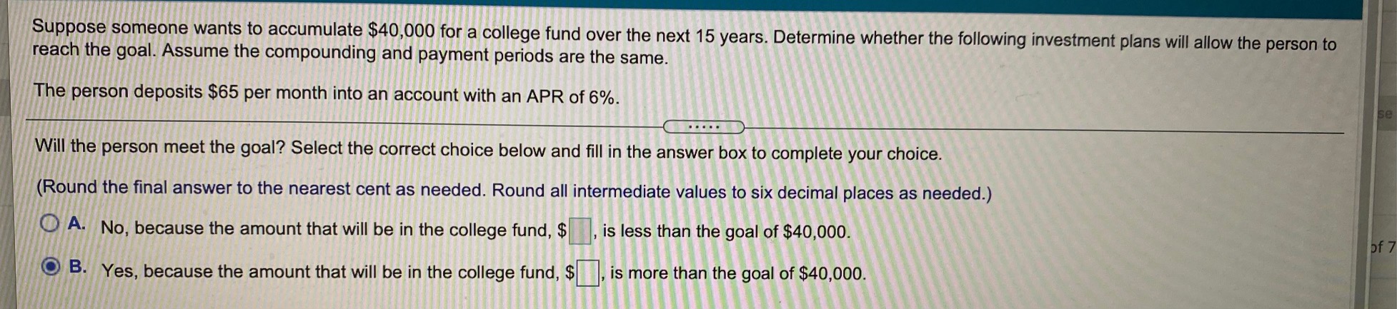 Suppose someone wants to accumulate ?$40,000 for