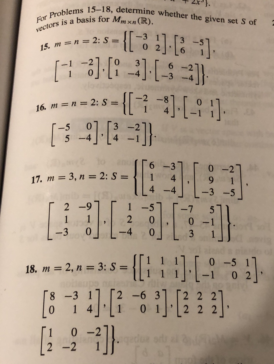 For Problems 9-14, determine whether the given