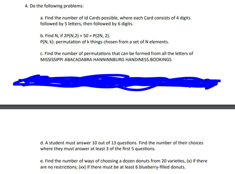 Discrete Math: Step by Step calculations please