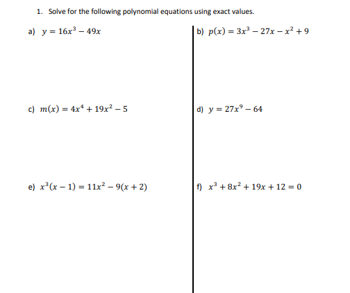 Please help complete the following 1. Solve for