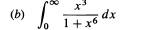 evaluate the following integrals alternatively be